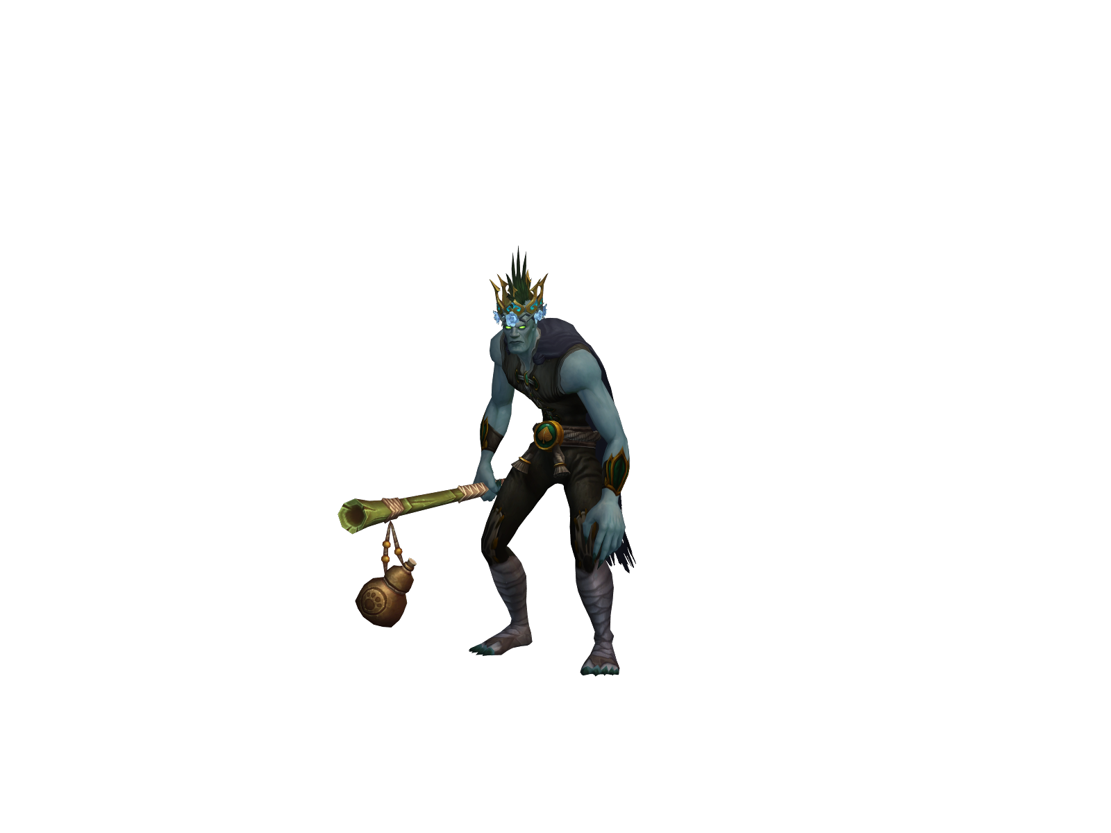 Curadolores 3D character render