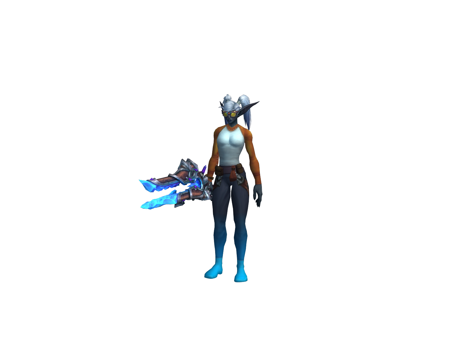 Hawkrony 3D character render