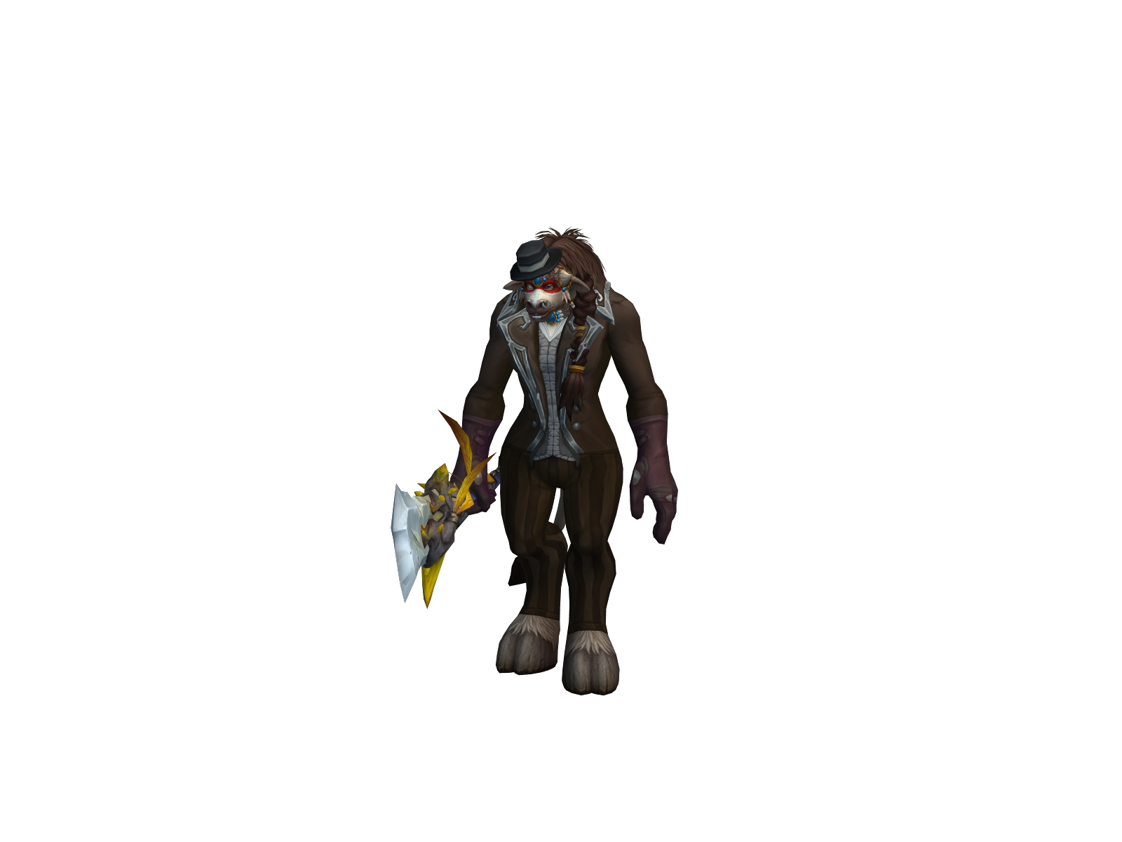 Alextrozo 3D character render