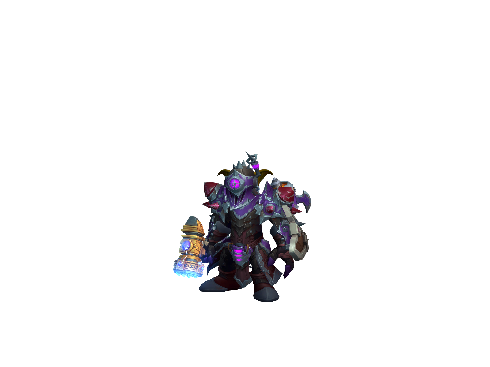 Deneur 3D character render