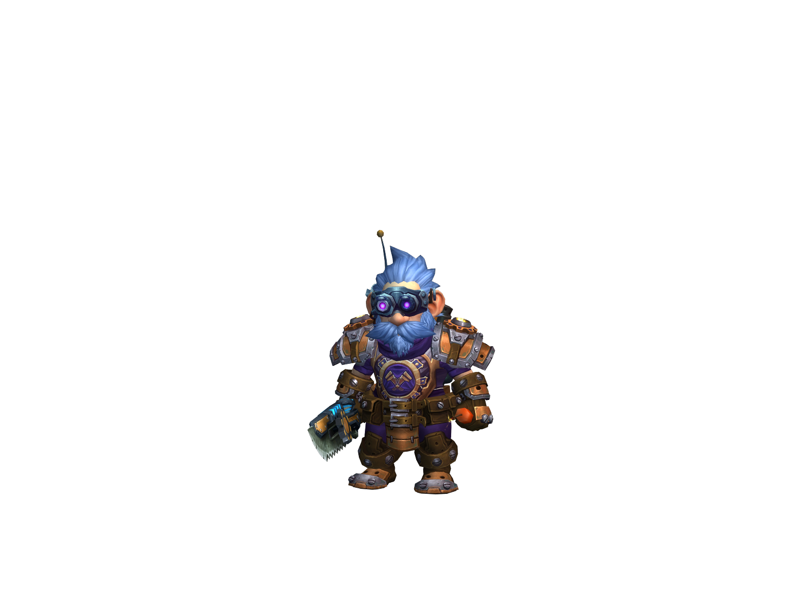 Shalke 3D character render