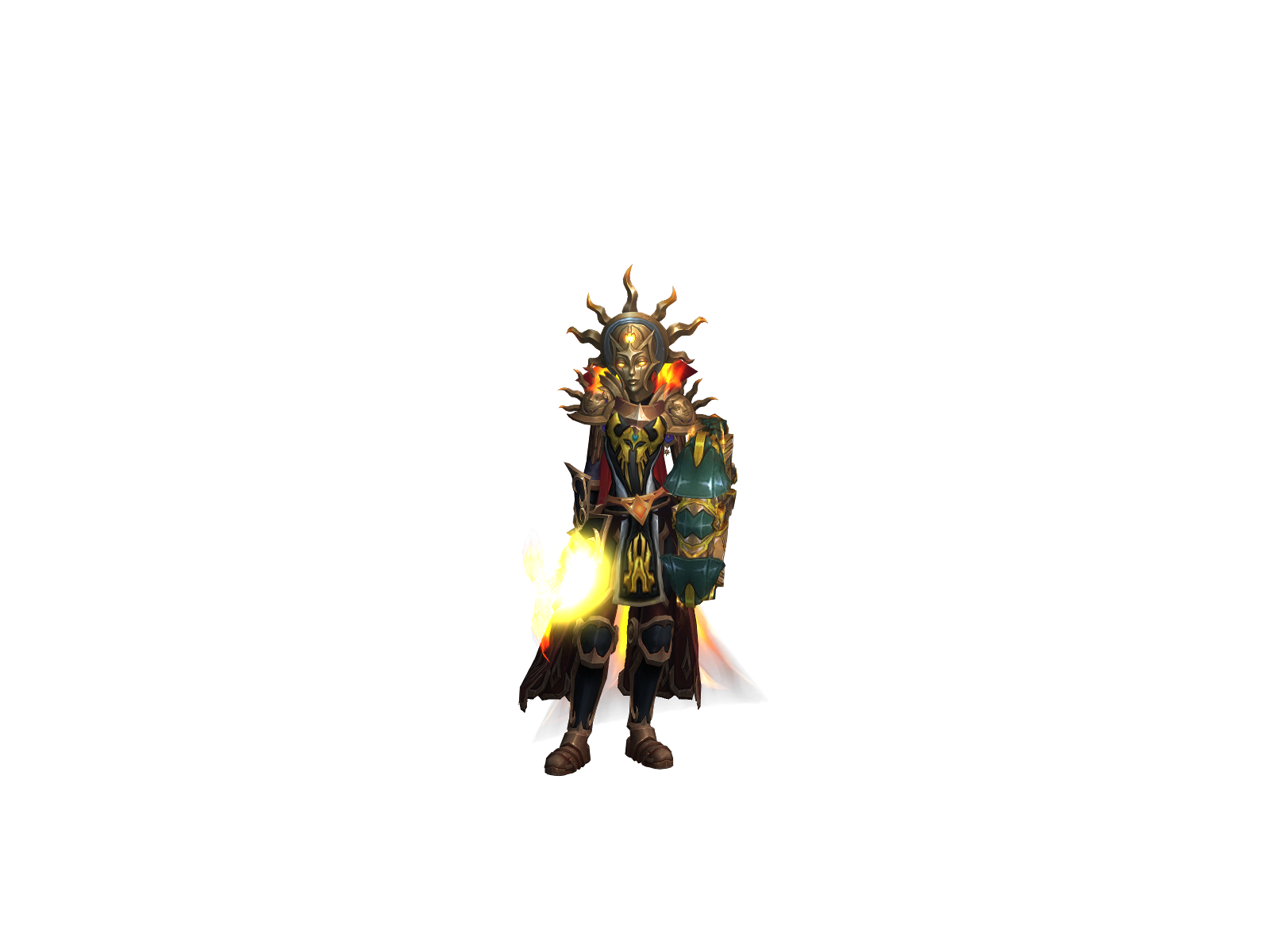 Solares 3D character render