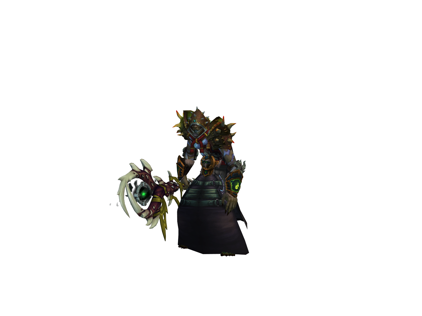 Boneappletea 3D character render