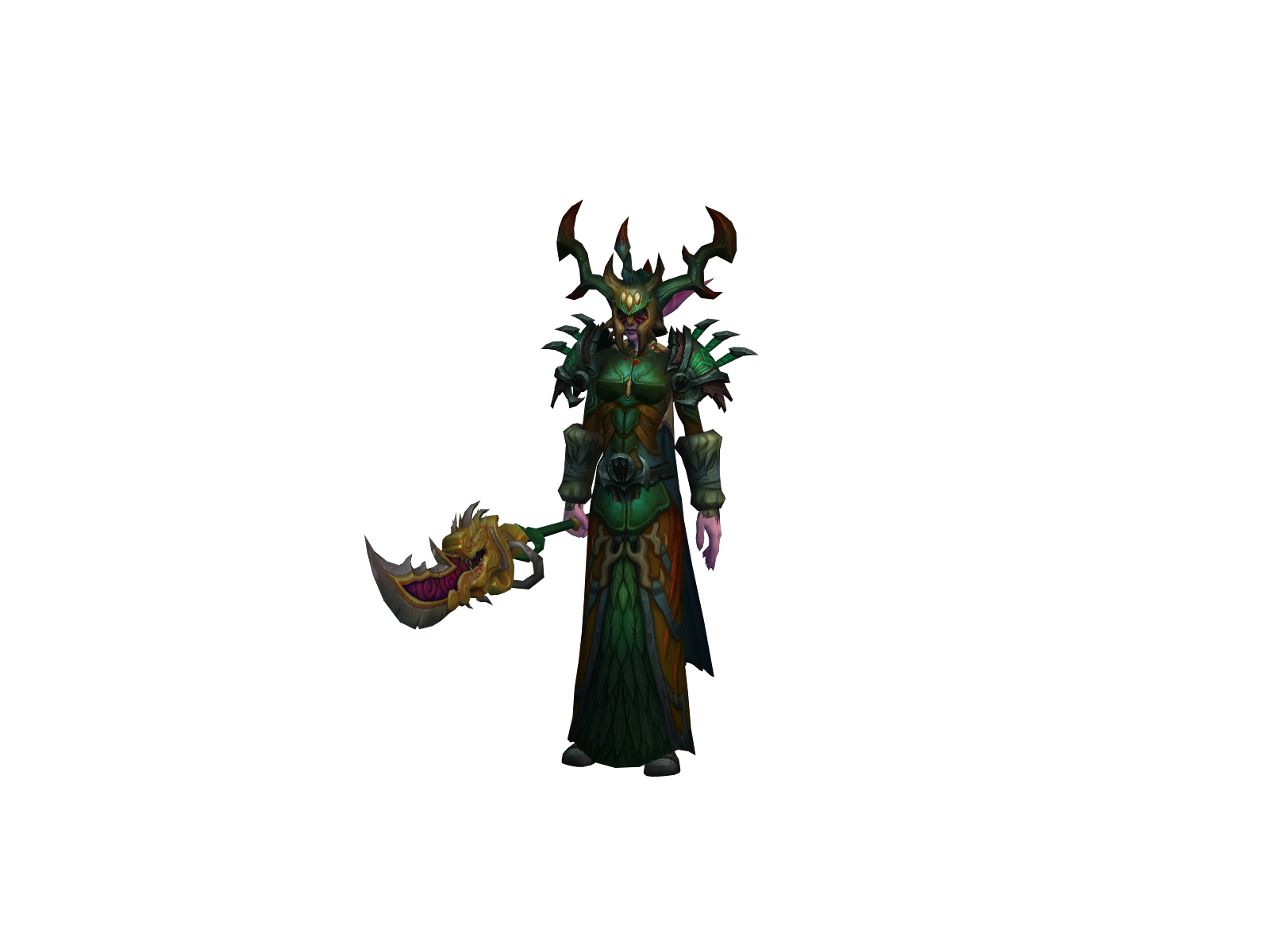 Almara 3D character render