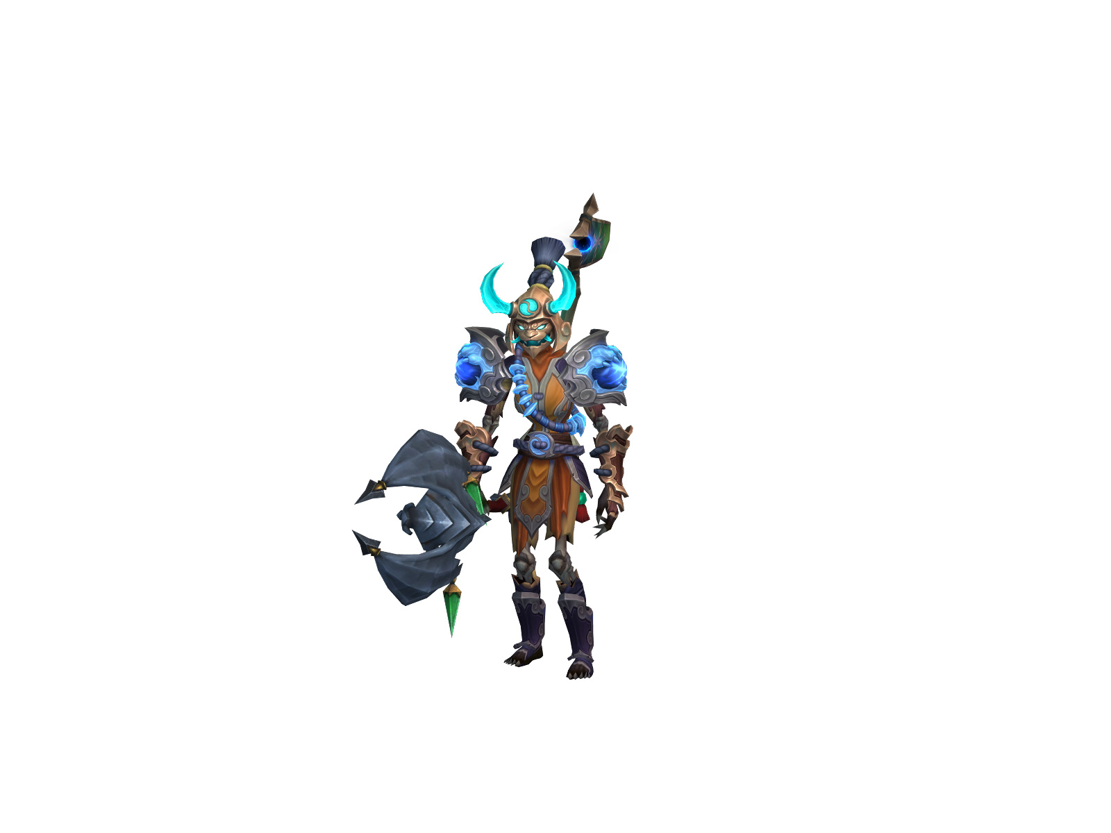 Shadowrips 3D character render
