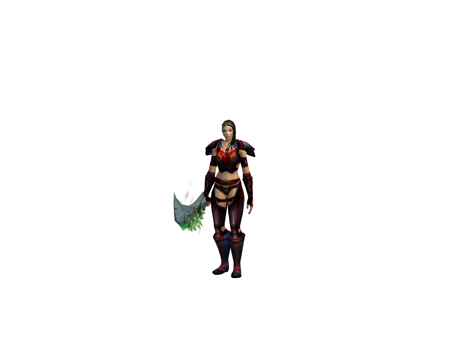 Tanaomie 3D character render