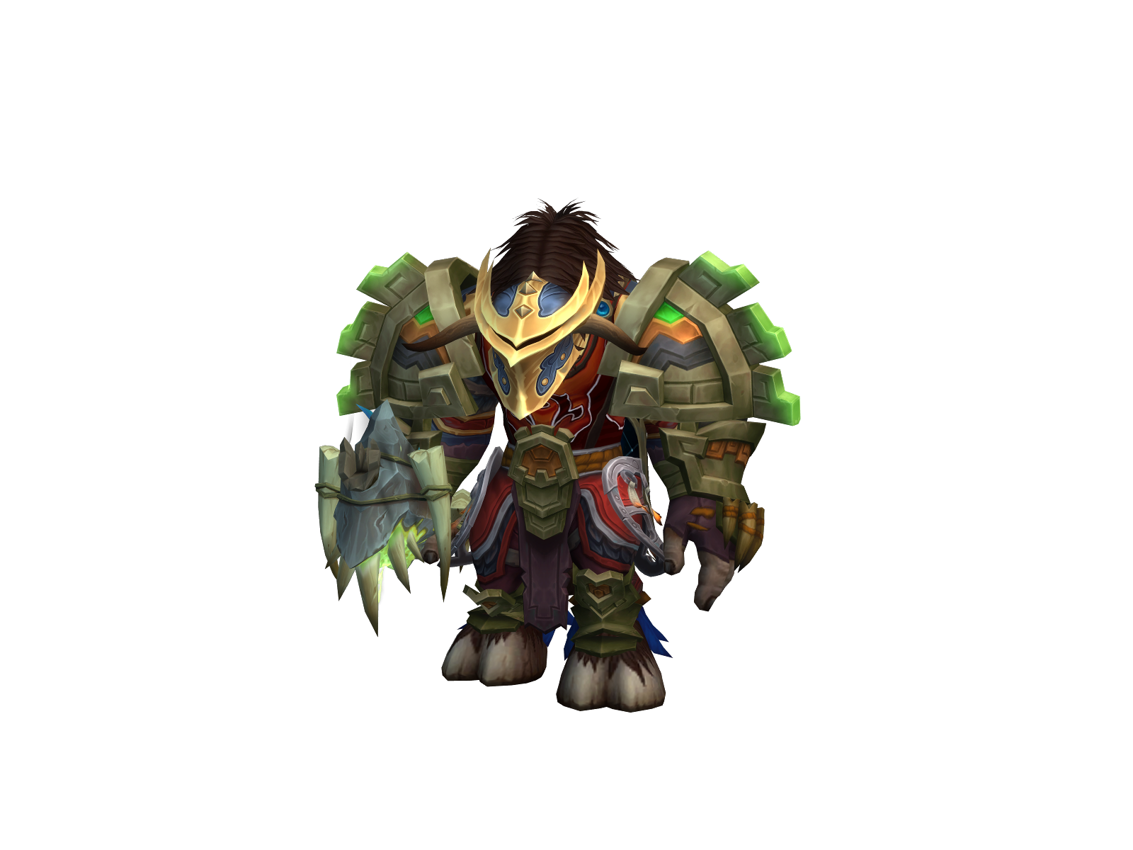 Jittery 3D character render
