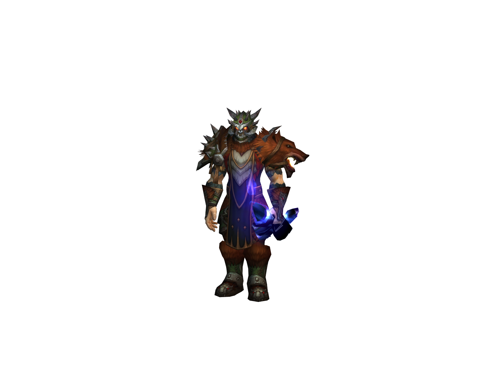No 3D character render