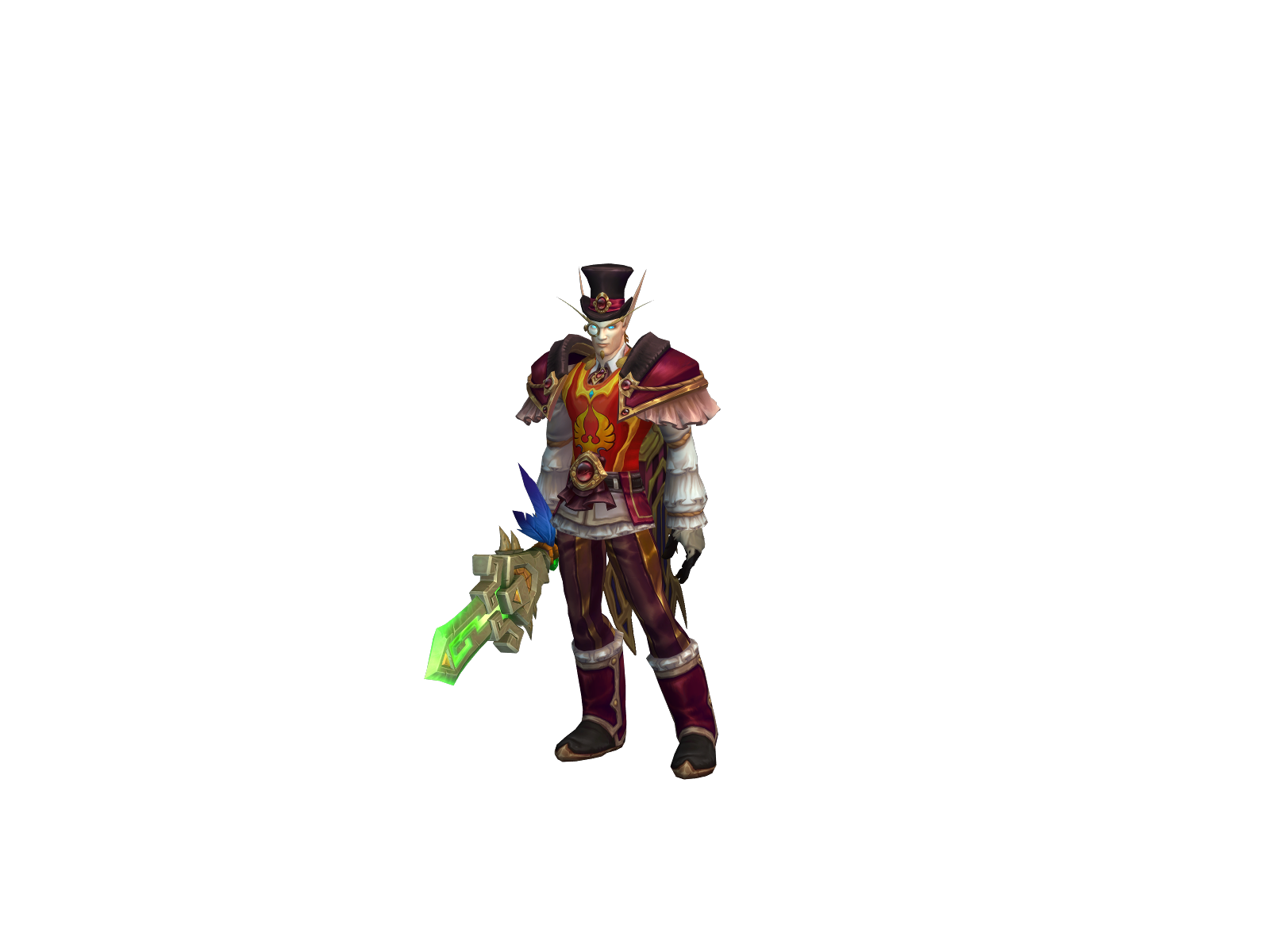 Oxlade 3D character render