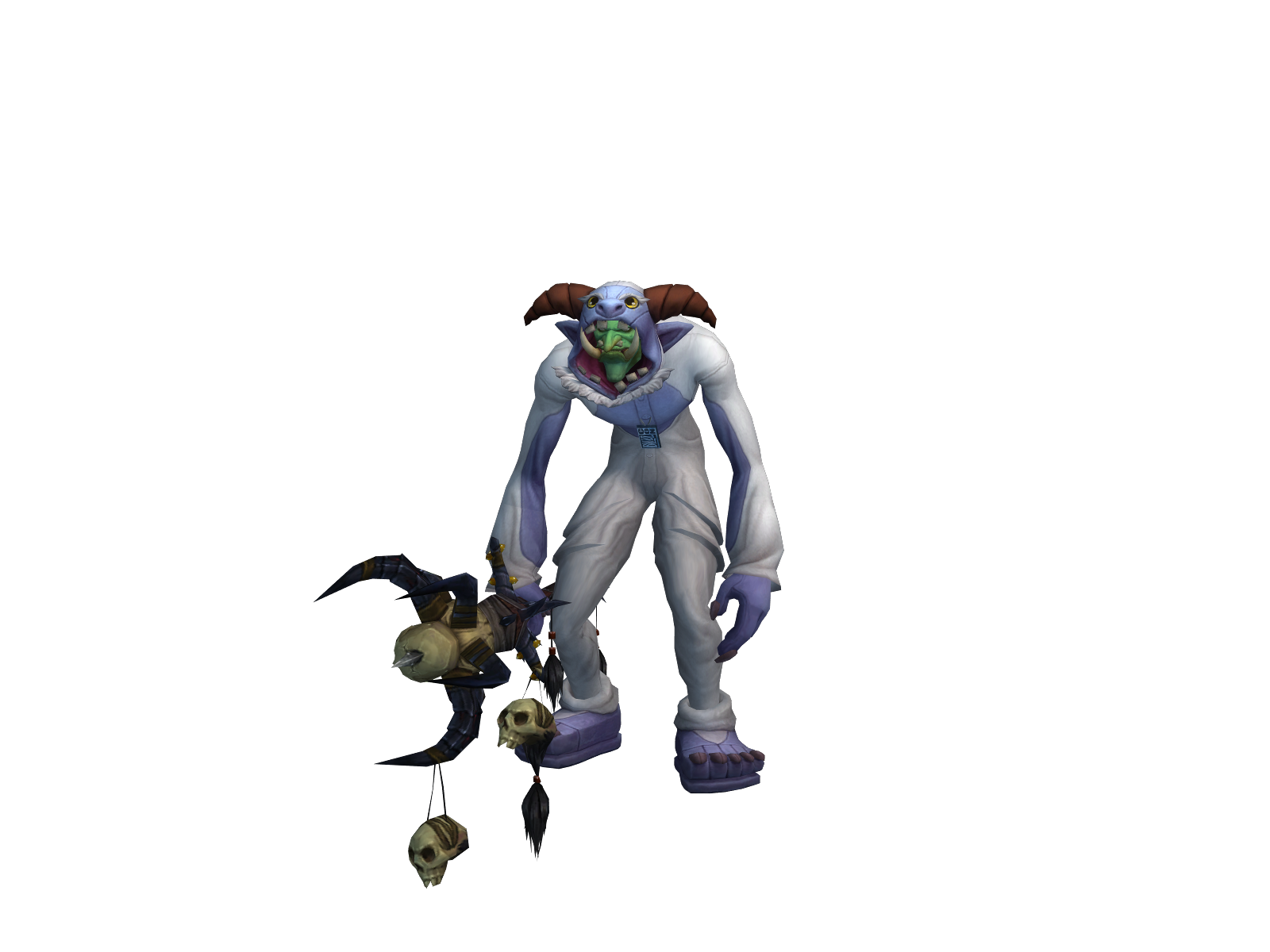 Kick 3D character render