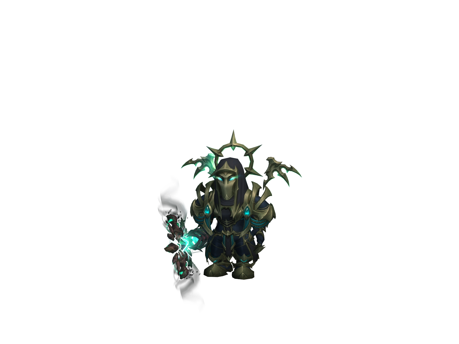 Glitter 3D character render