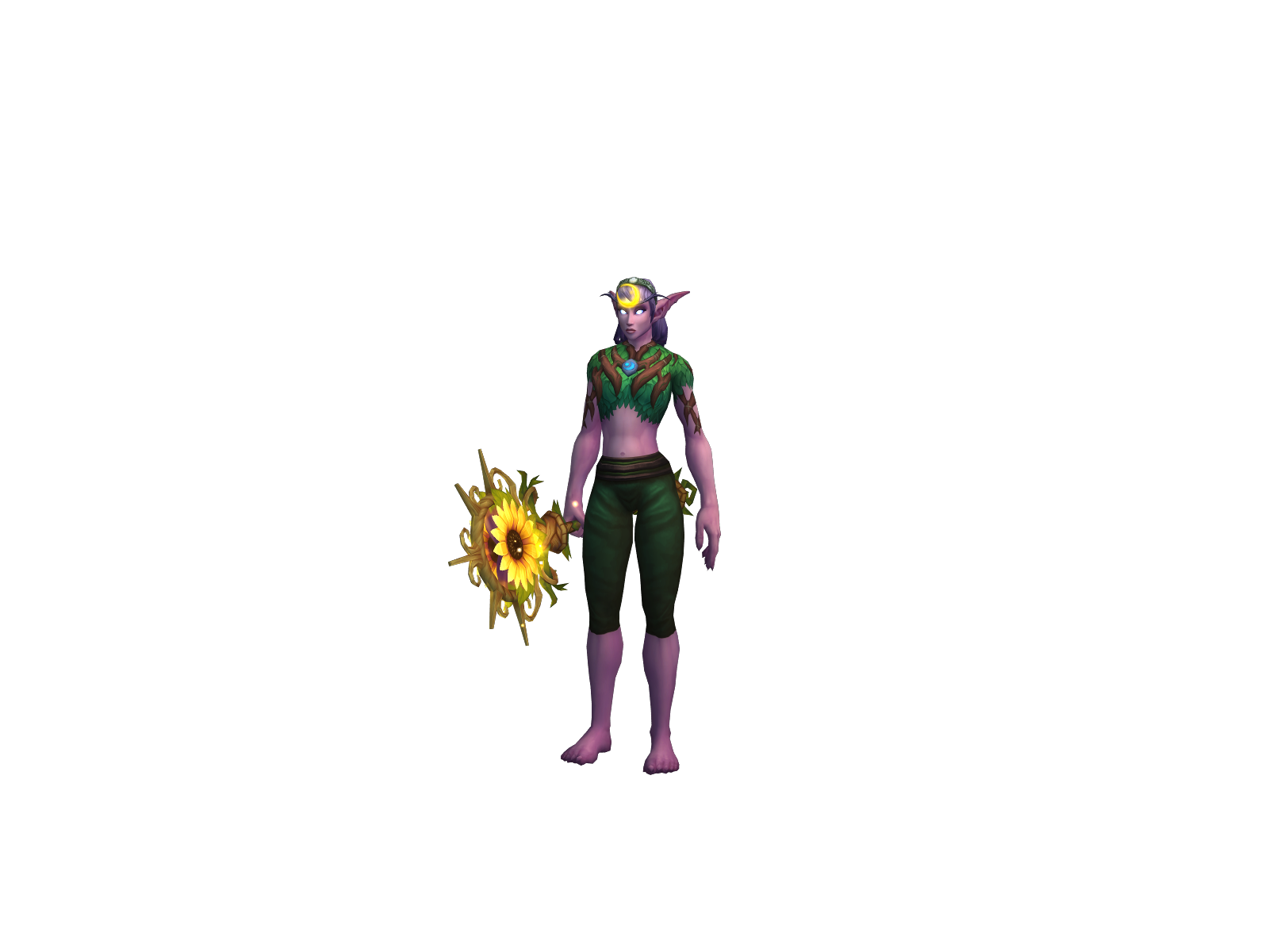 Grow 3D character render