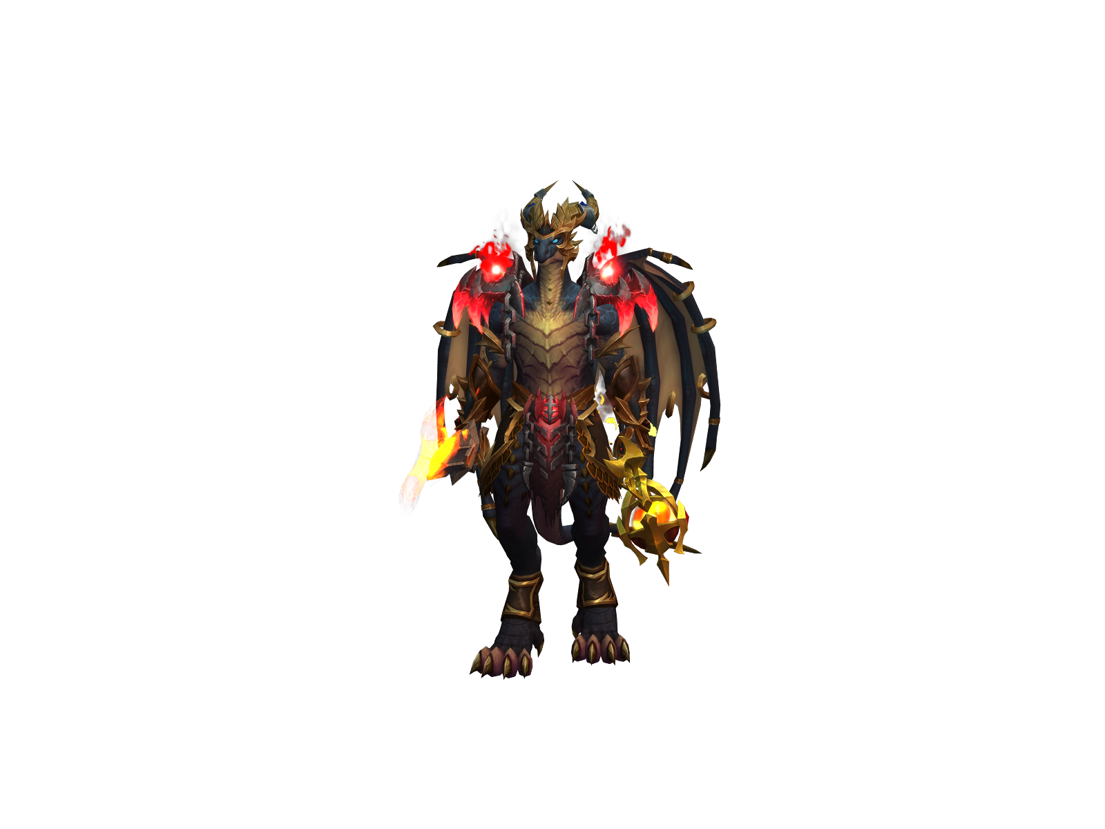 Dracaena 3D character render