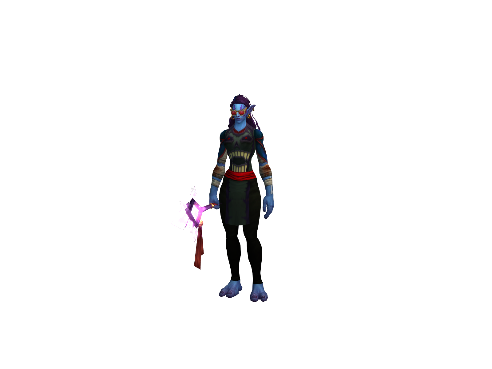 Zazel 3D character render