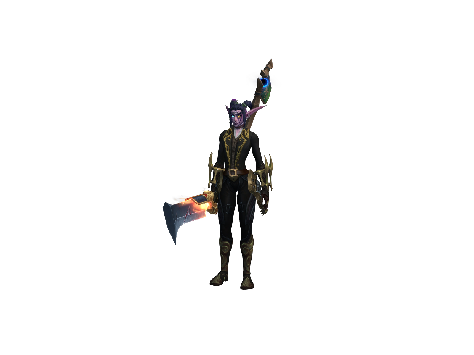 Pawinurbutt 3D character render