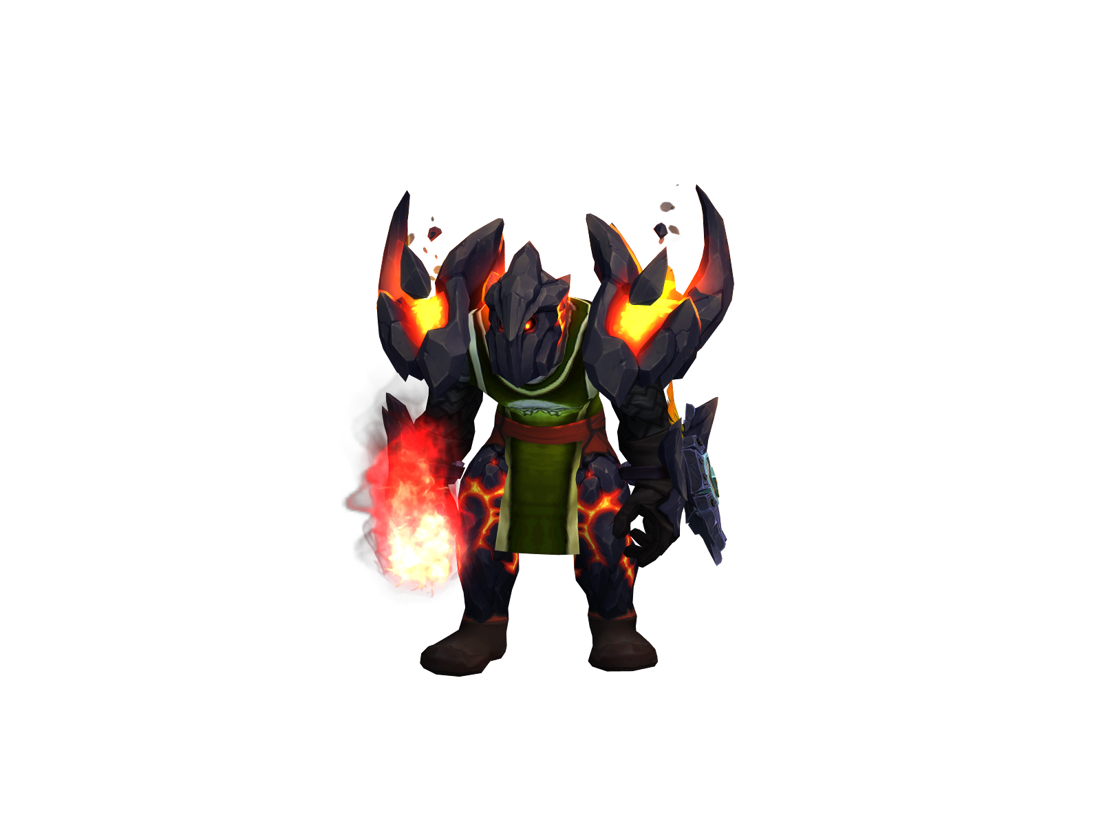 Flexidecimal 3D character render