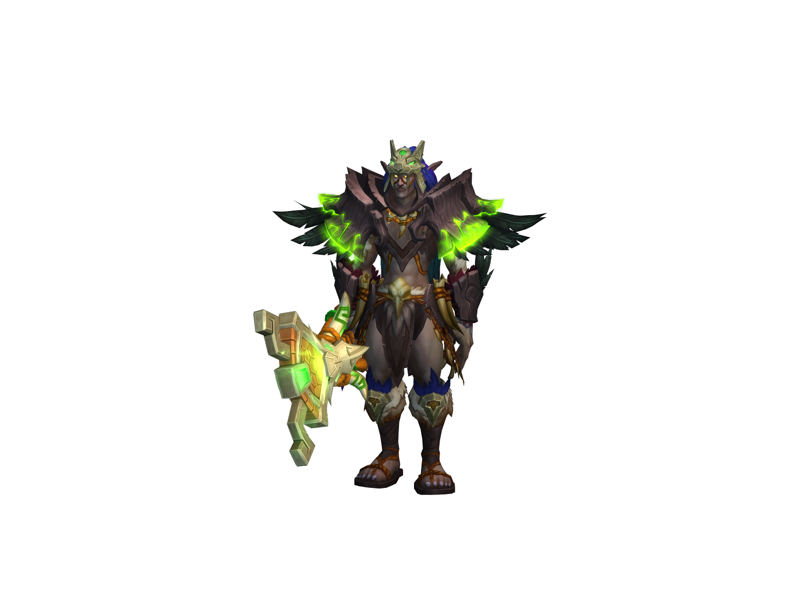 Greyleaf 3D character render