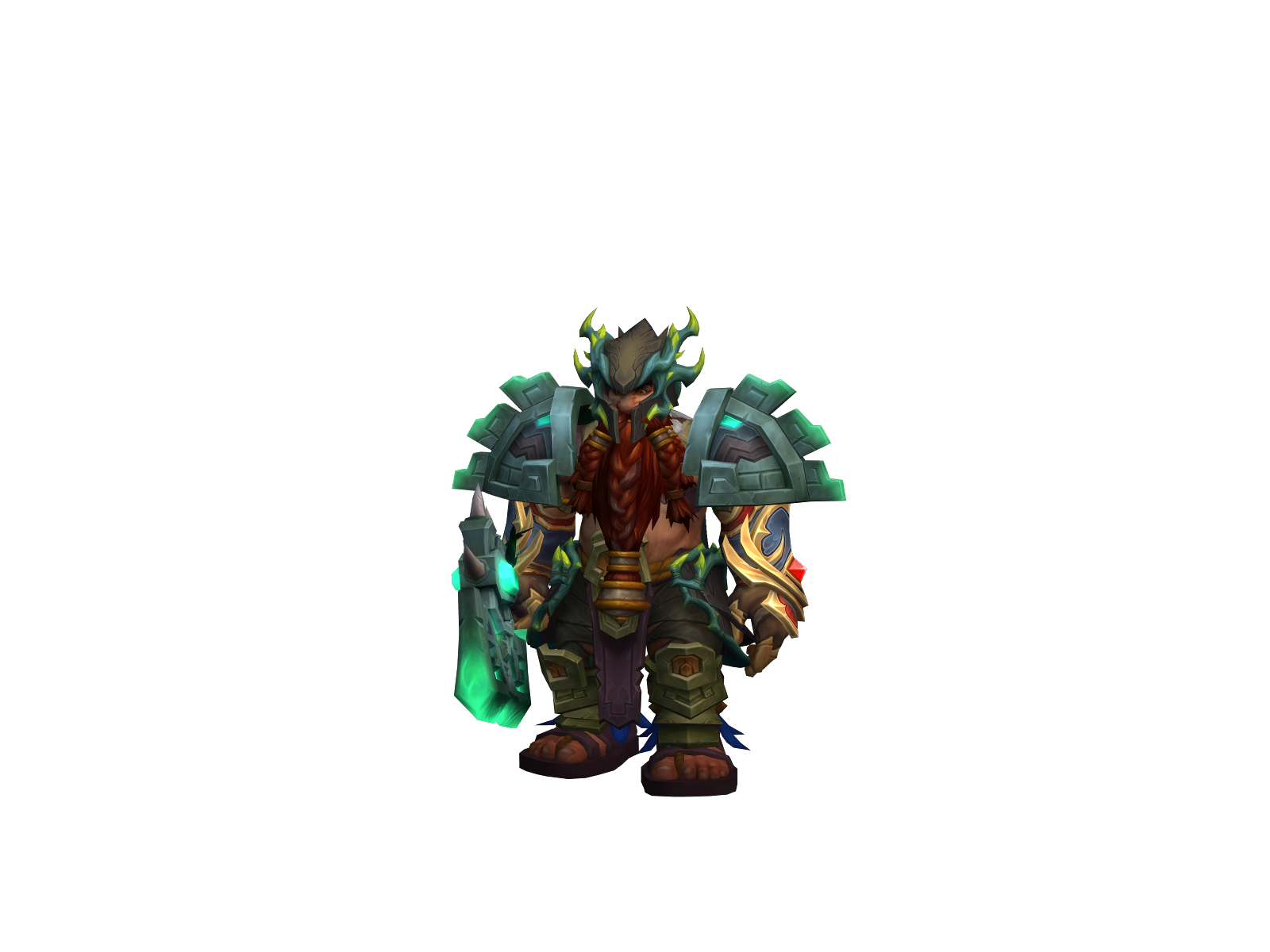 Aggravayne 3D character render