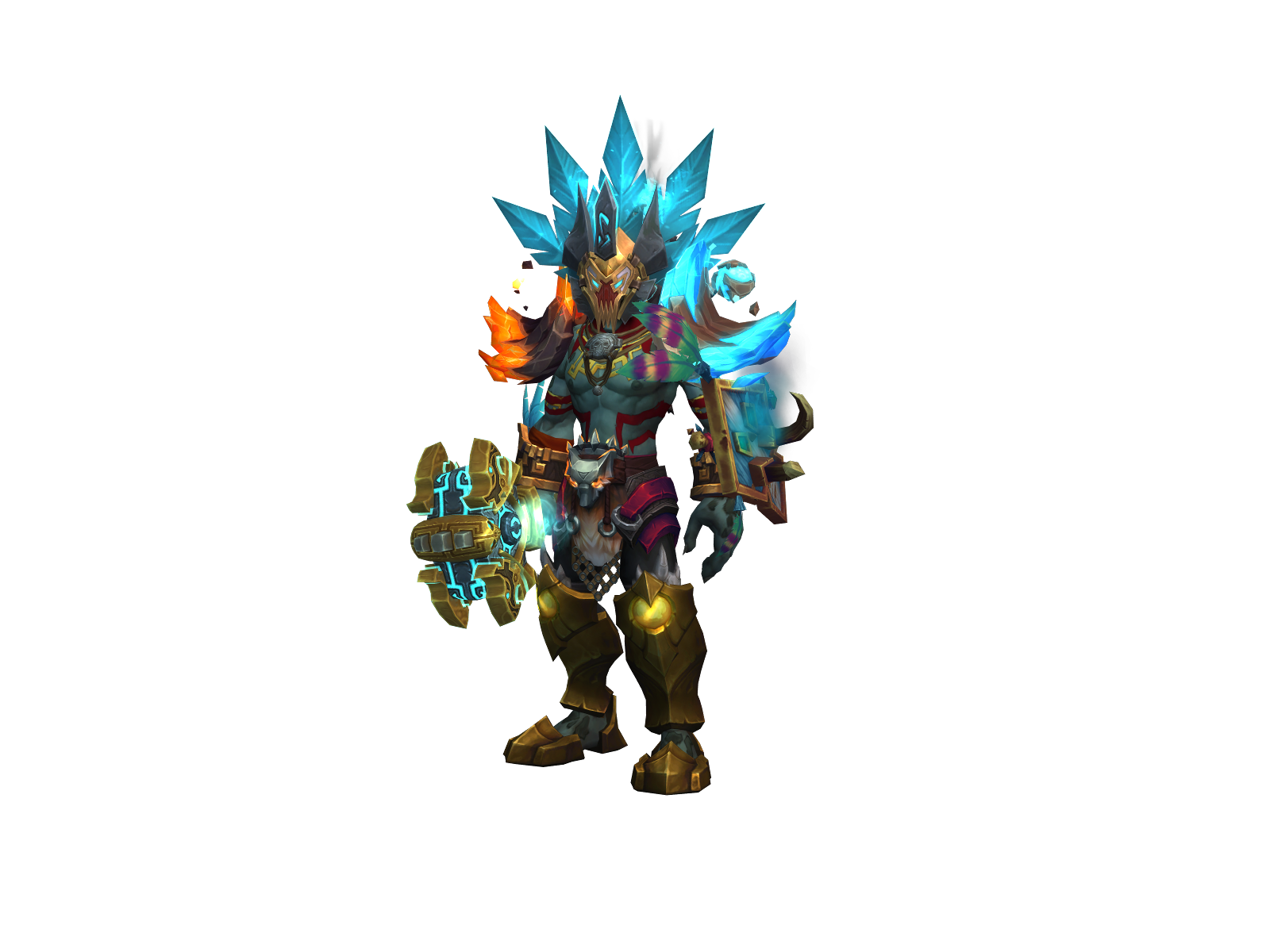 Chama 3D character render