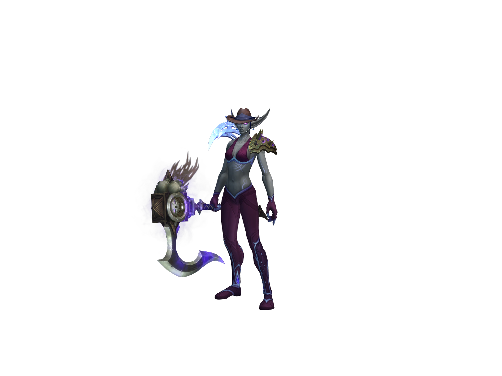 Drottingü 3D character render