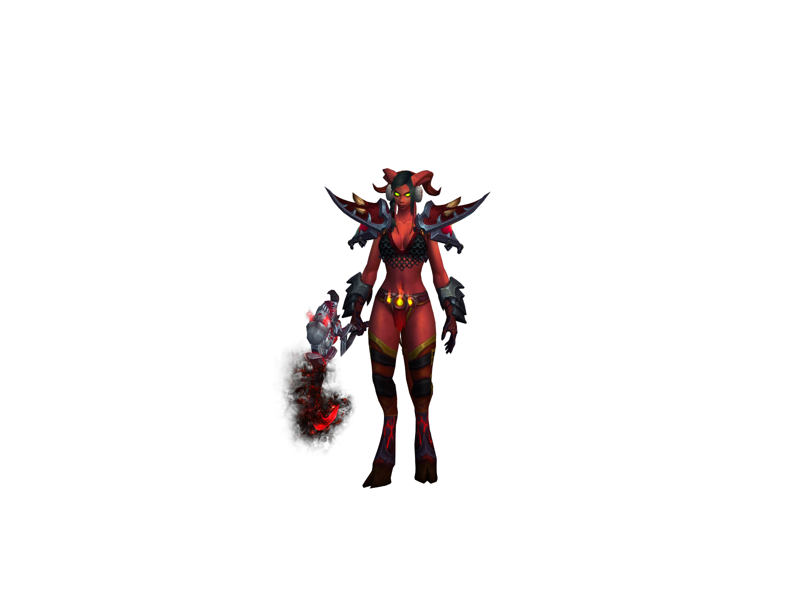 Grimthedread 3D character render
