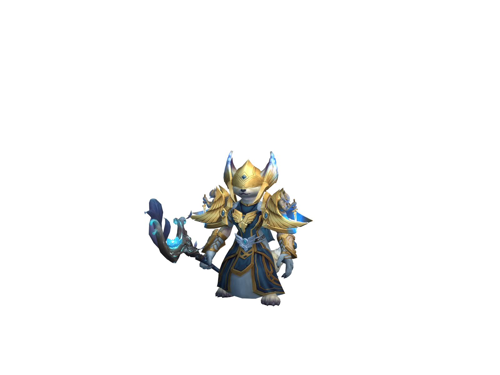 Checkers 3D character render