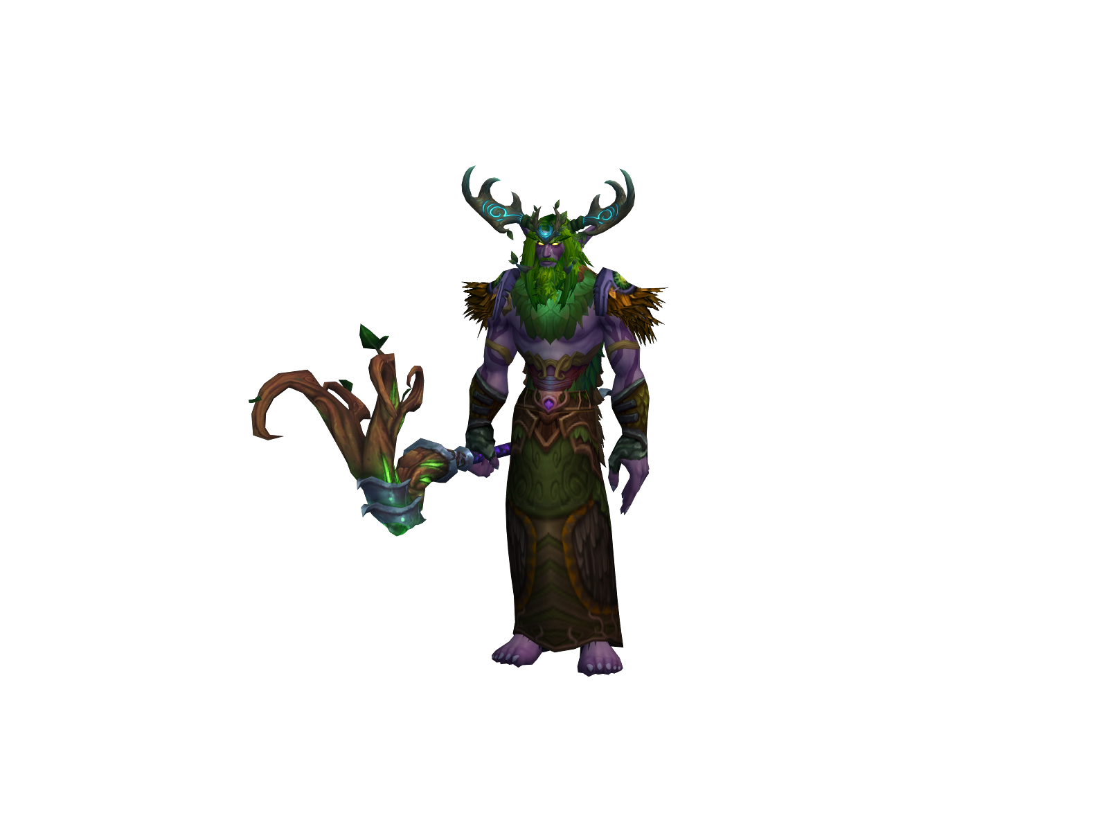 Sesshoumaru 3D character render