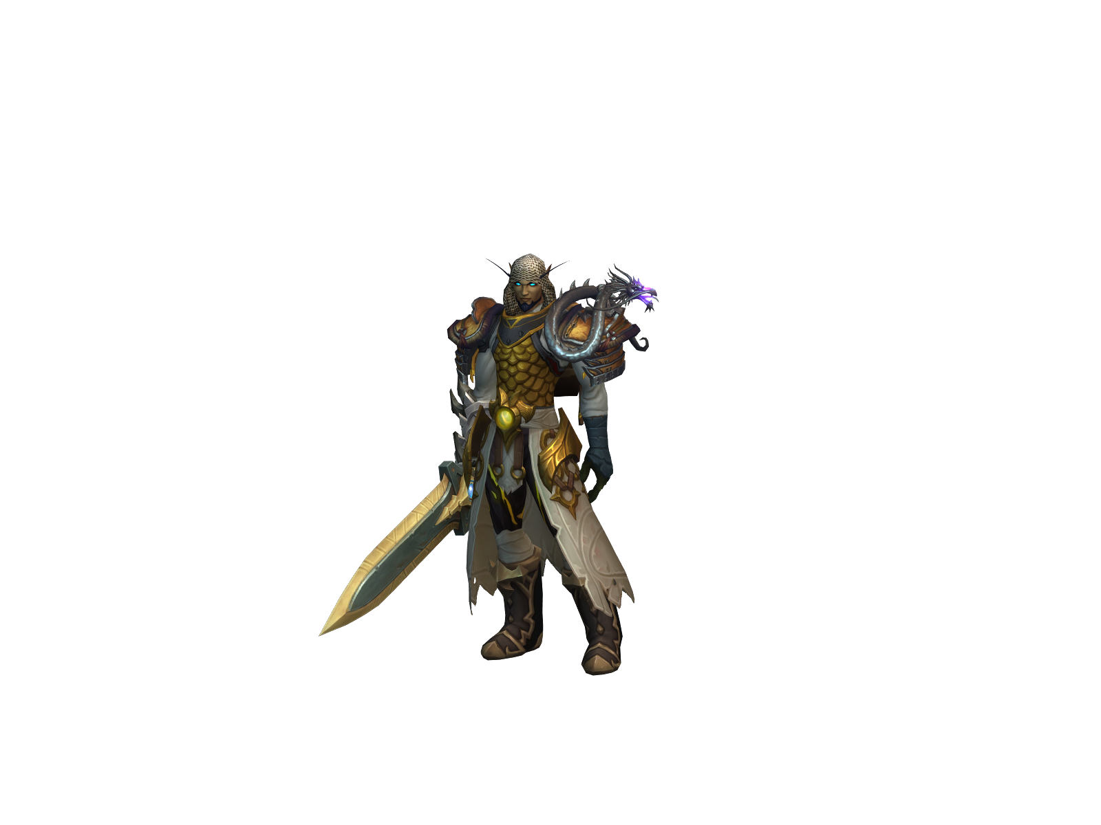 Sallus 3D character render