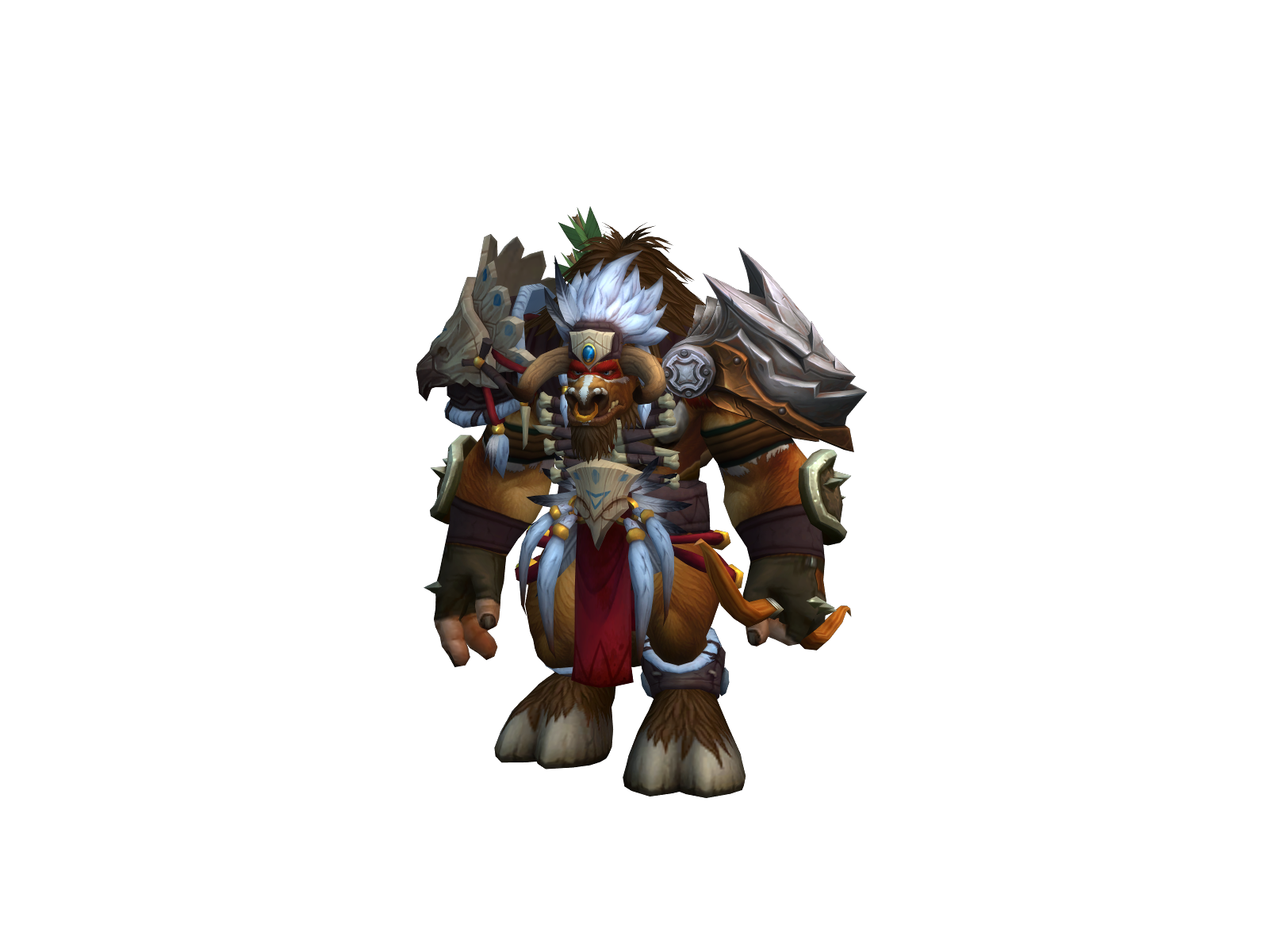 Khanman 3D character render