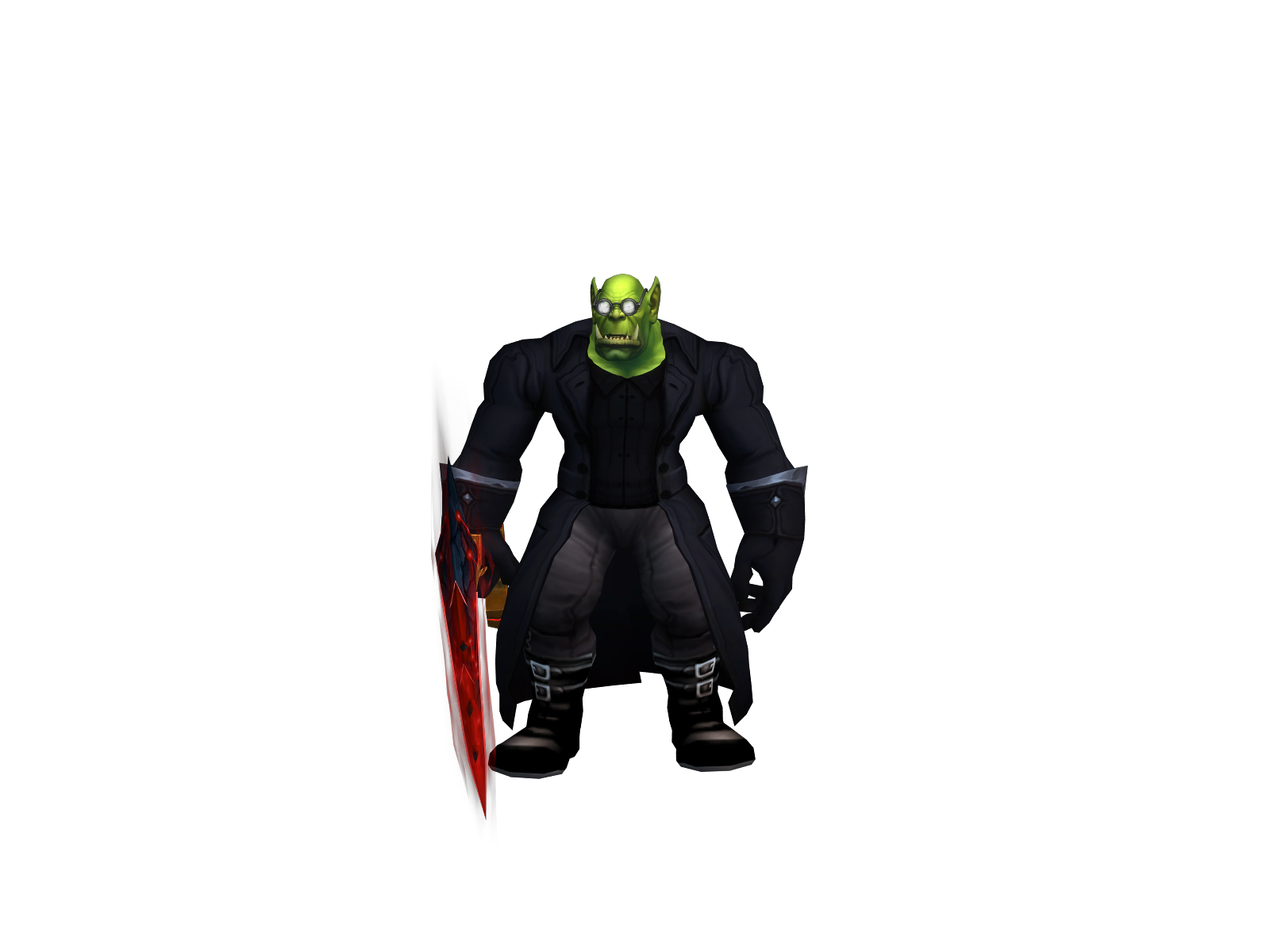 Megapunch 3D character render