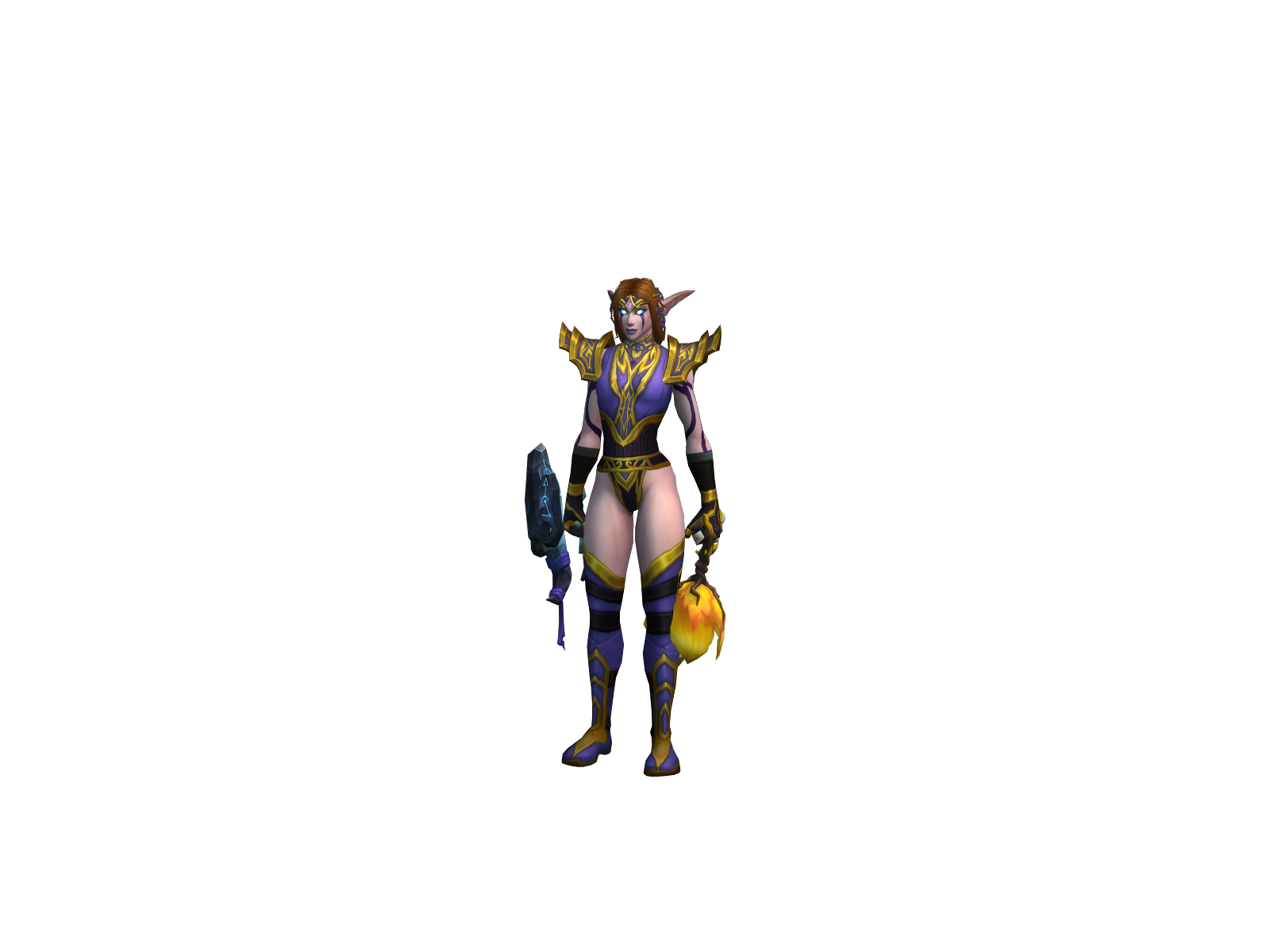 Taylorshift 3D character render