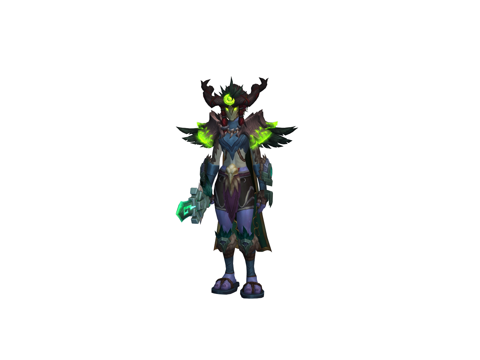 Bezzul 3D character render