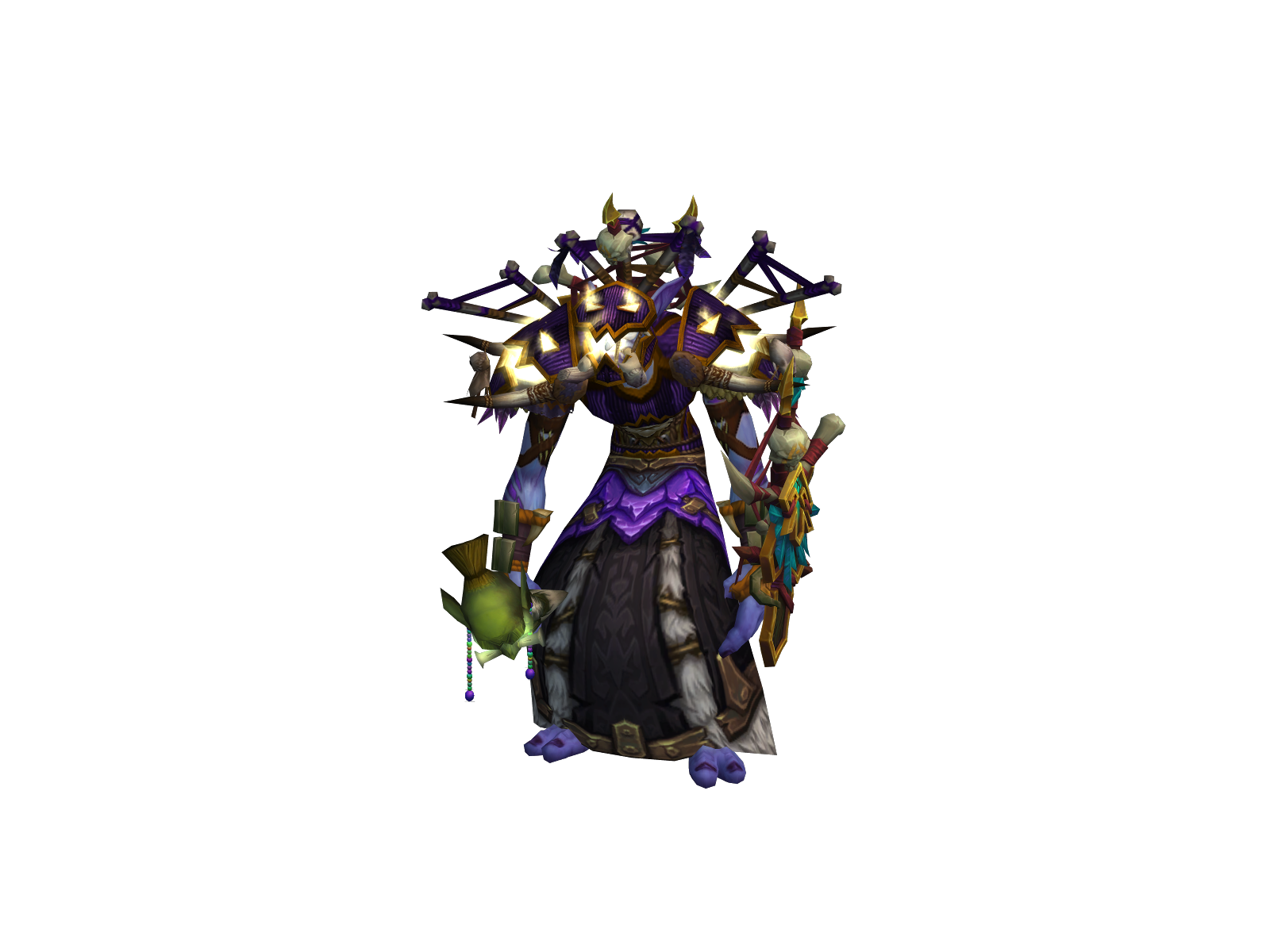 Voodooman 3D character render