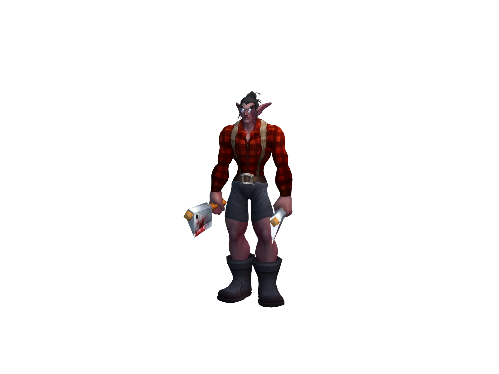 Cameron 3D character render
