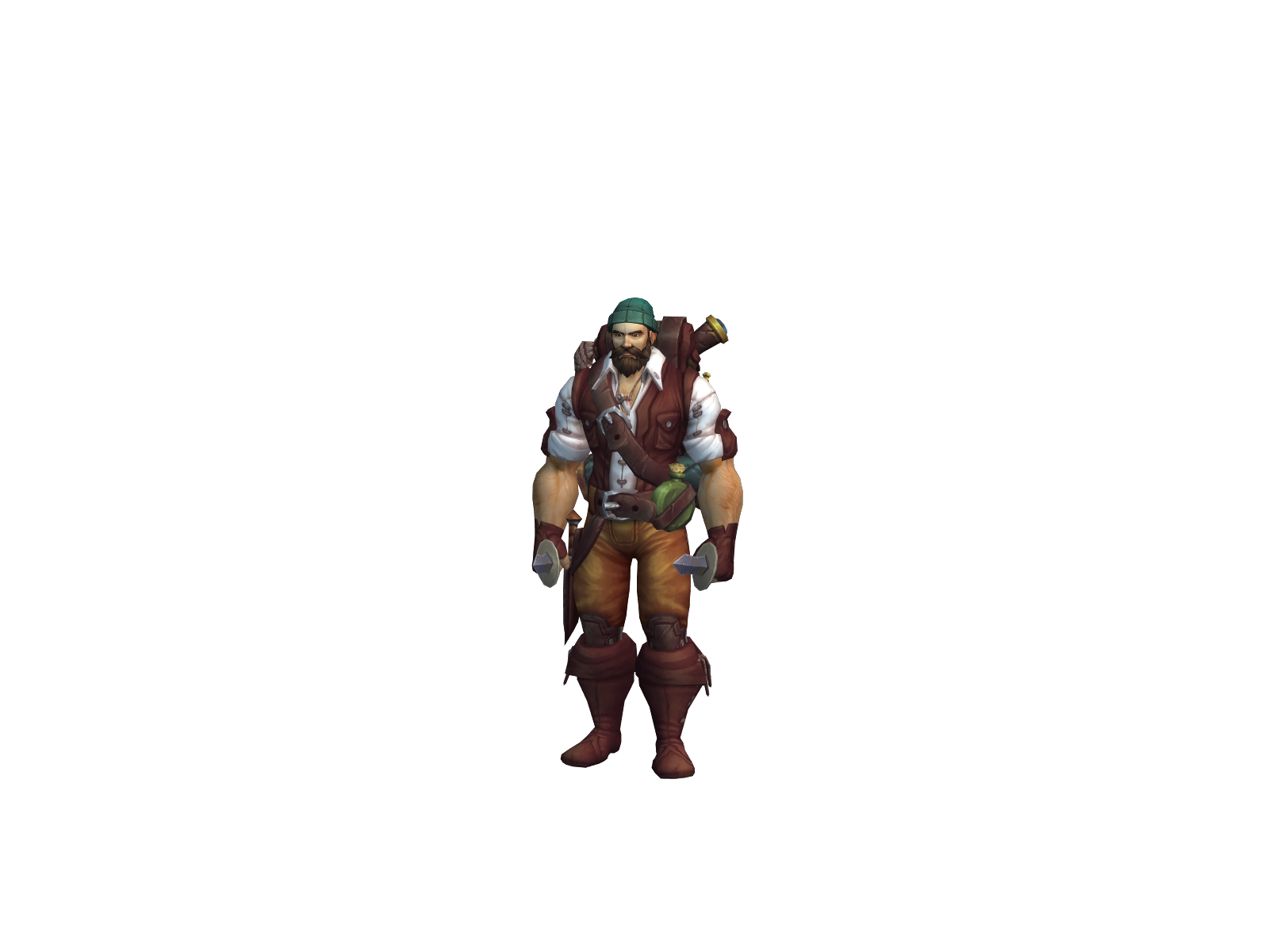 Wallek 3D character render