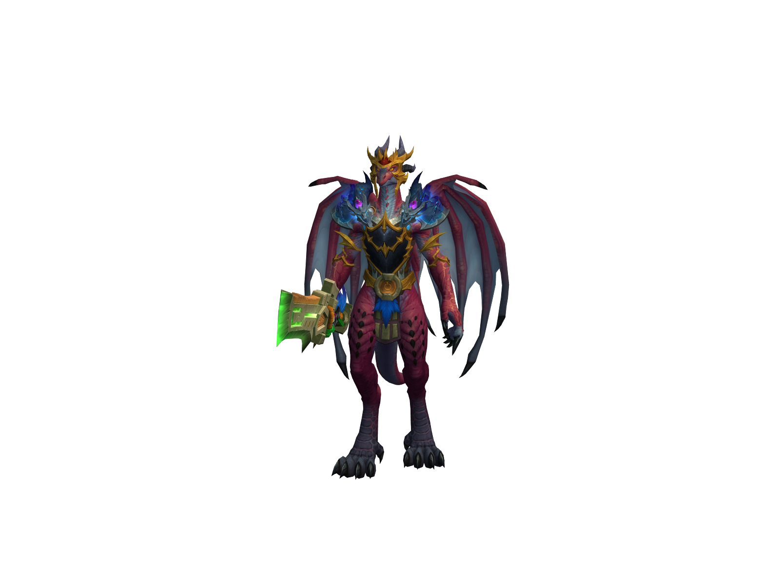 Dragonkitty 3D character render