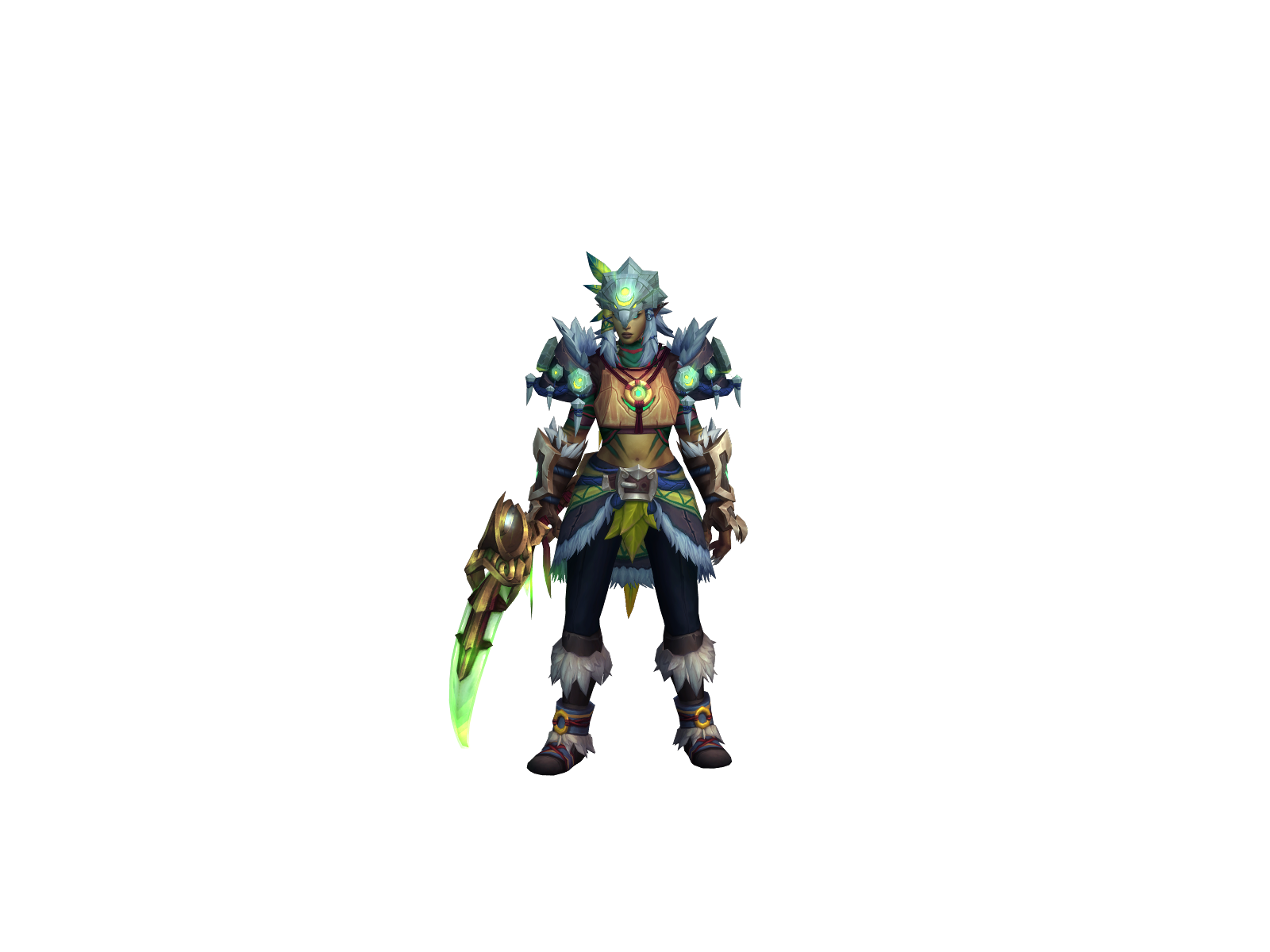 Asystole 3D character render