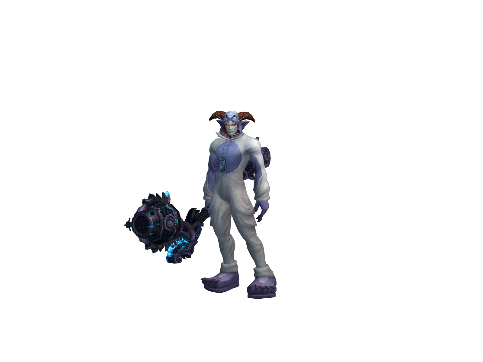 Drainer 3D character render