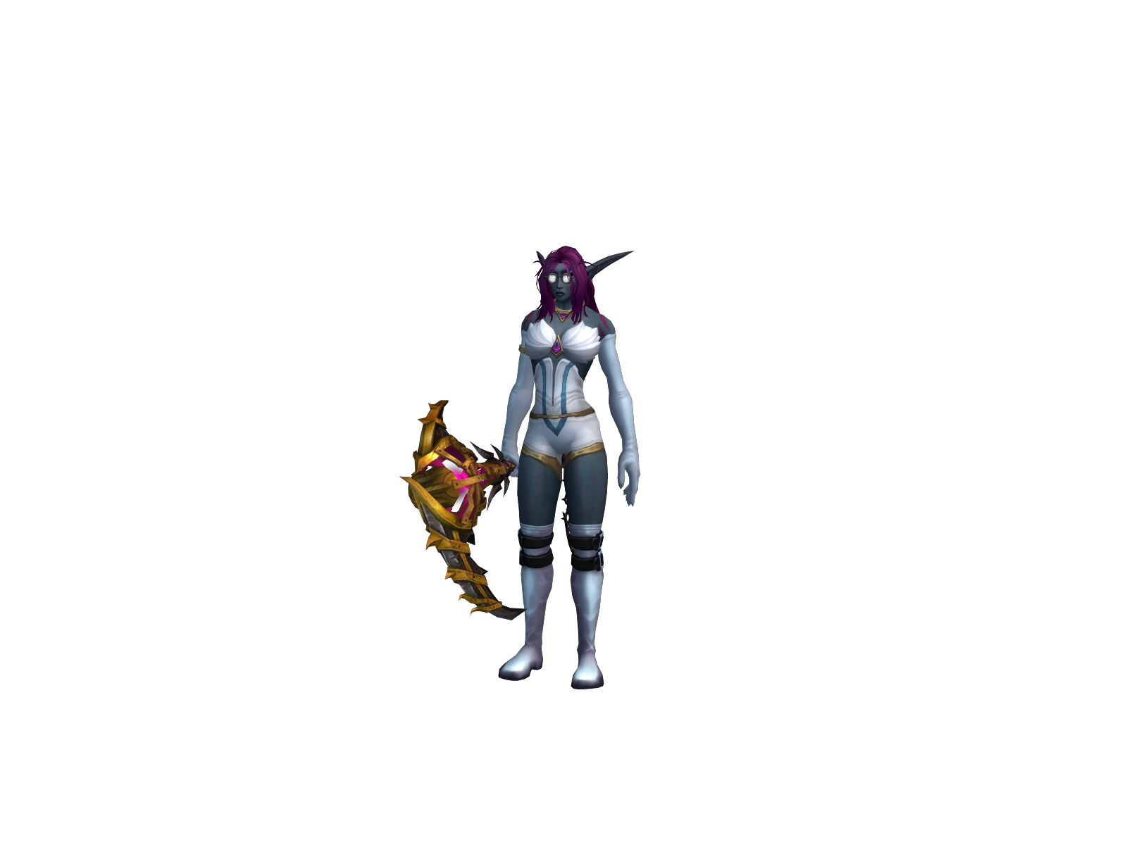 Unholynight 3D character render