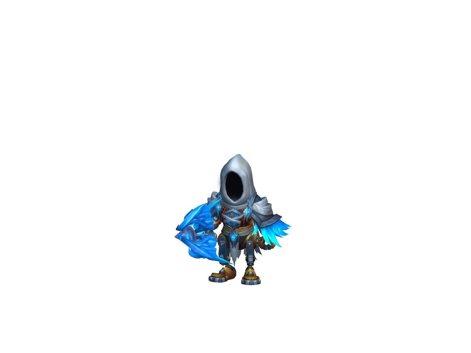 Harharblinks 3D character render