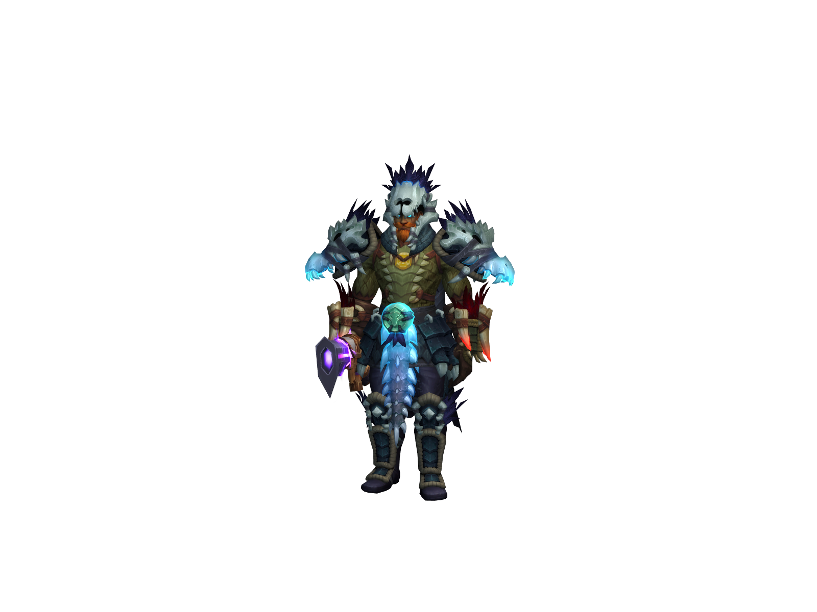 Meecham 3D character render