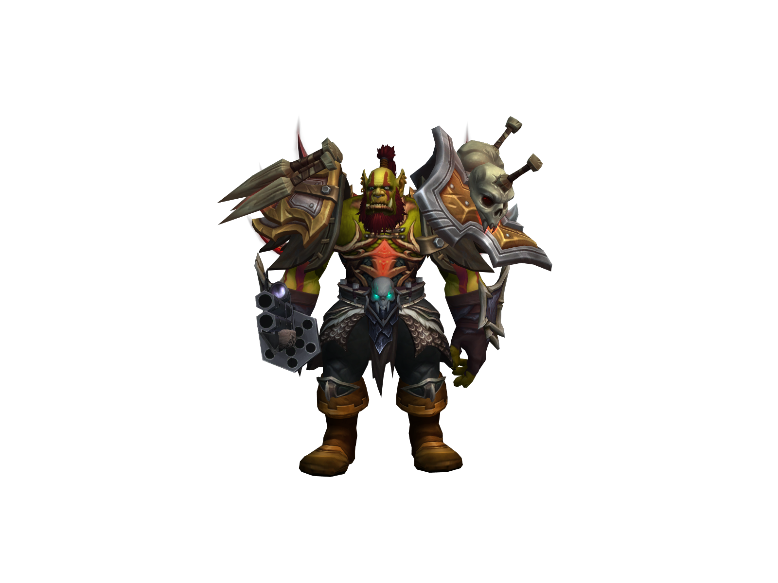 Skullthief 3D character render