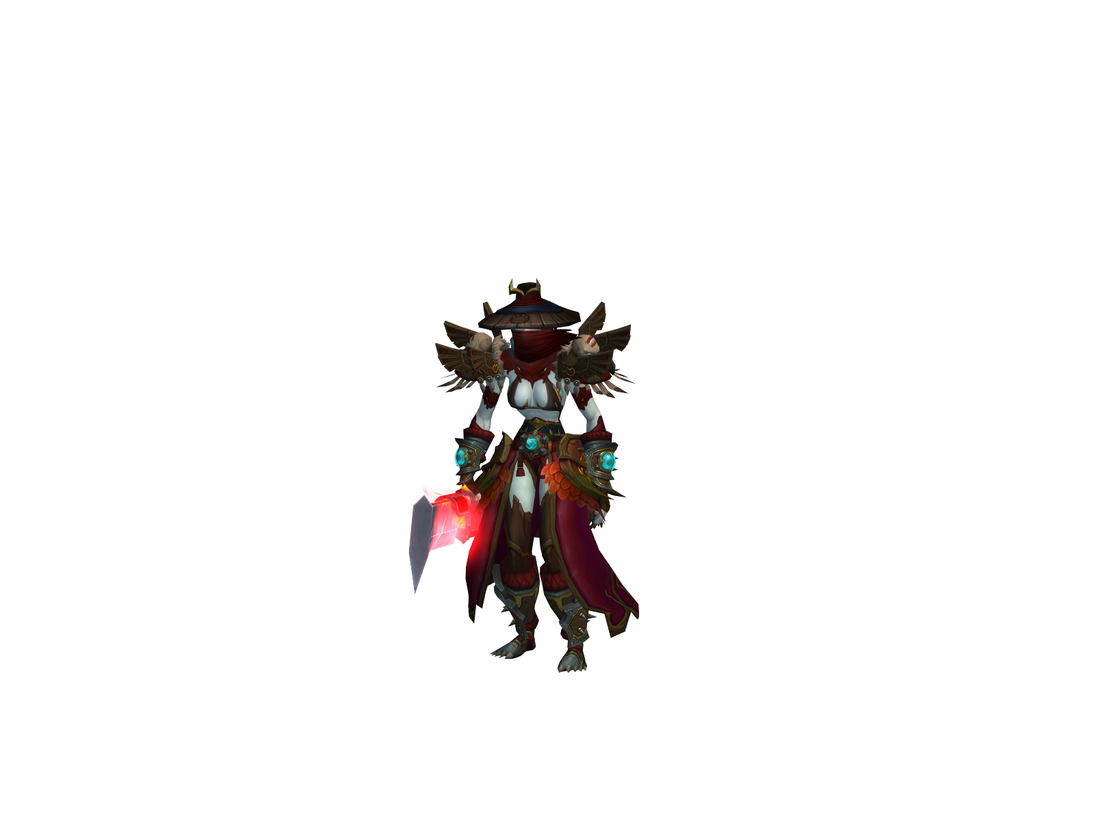 Chikara 3D character render
