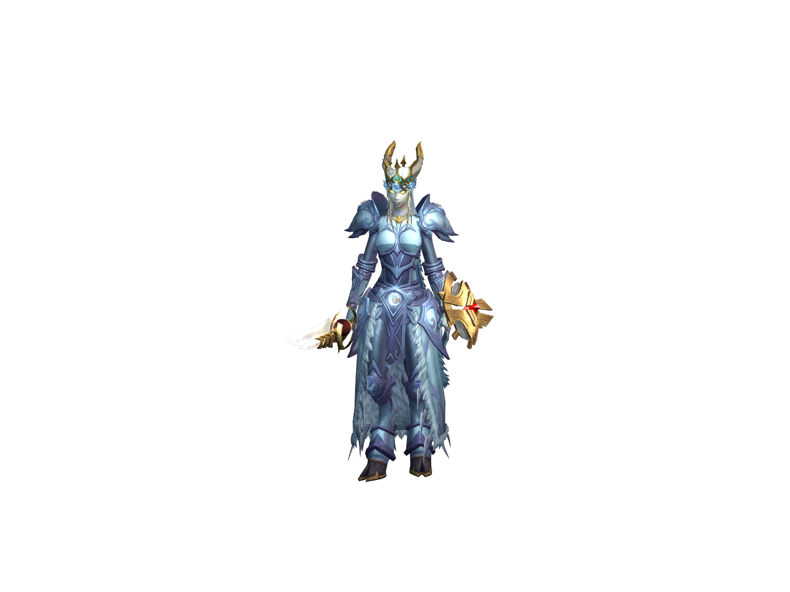 Elavelin 3D character render