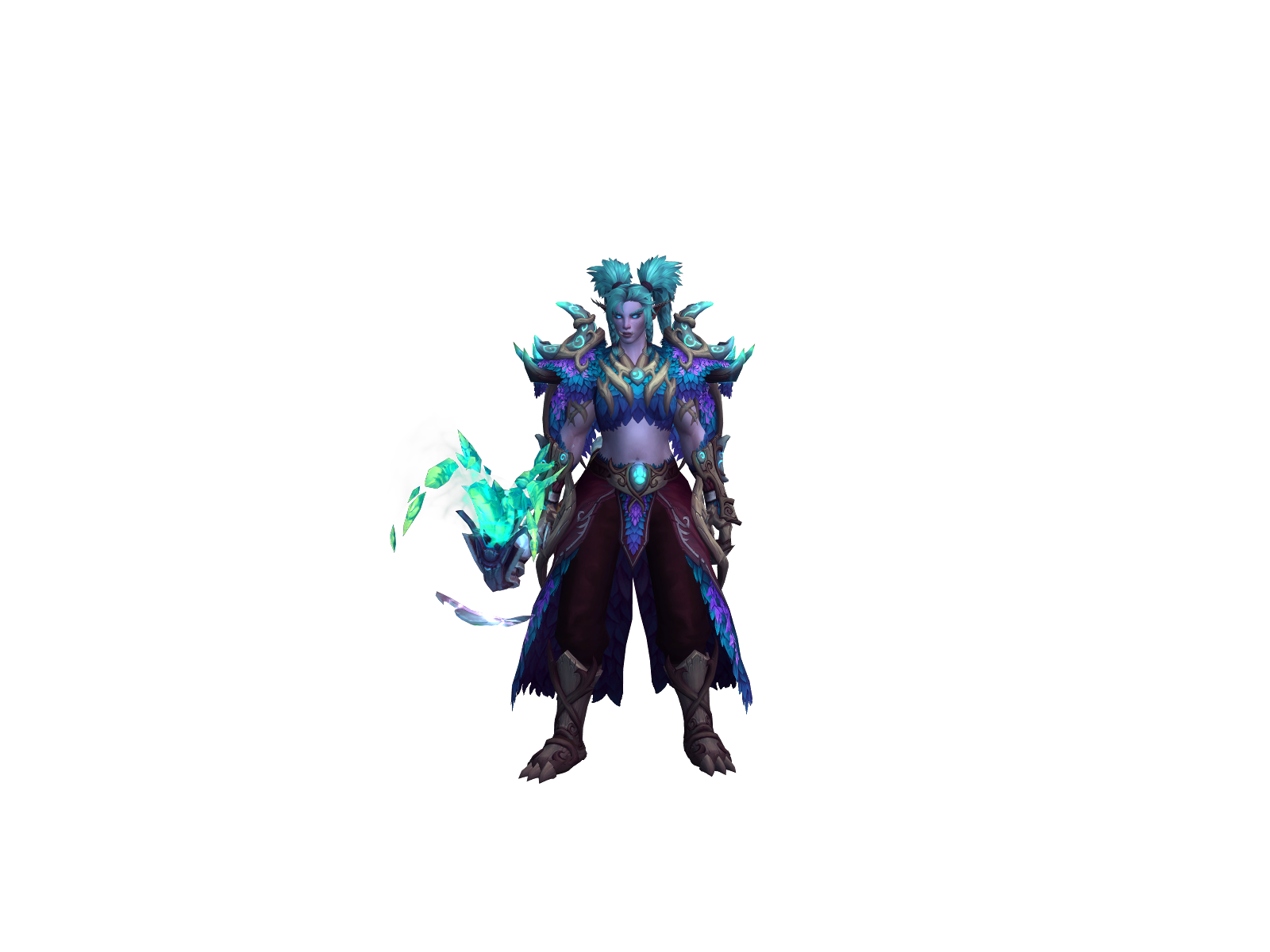 Zalmala 3D character render