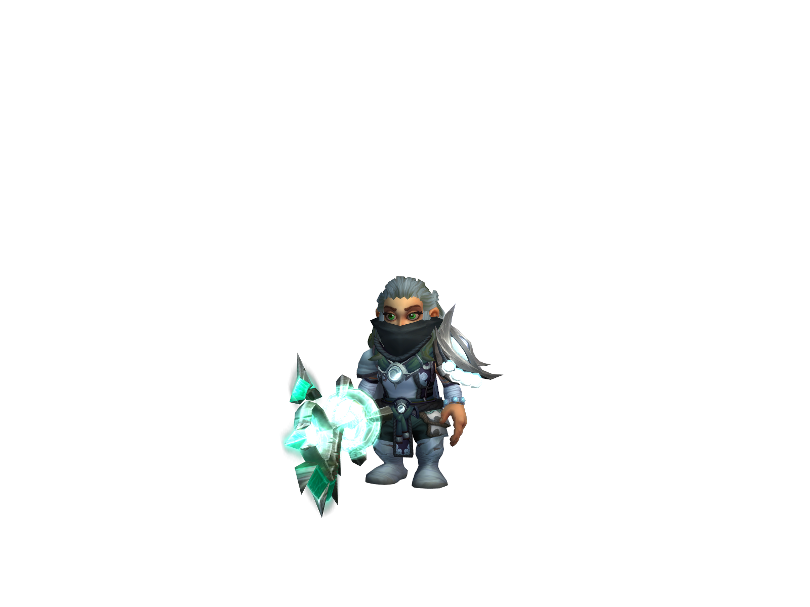 Kaash 3D character render