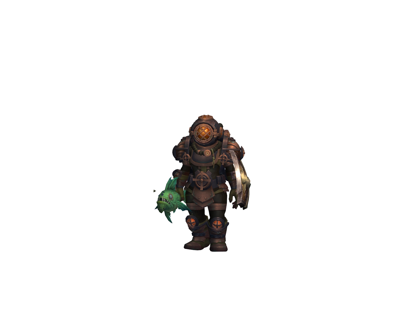 Andradite 3D character render