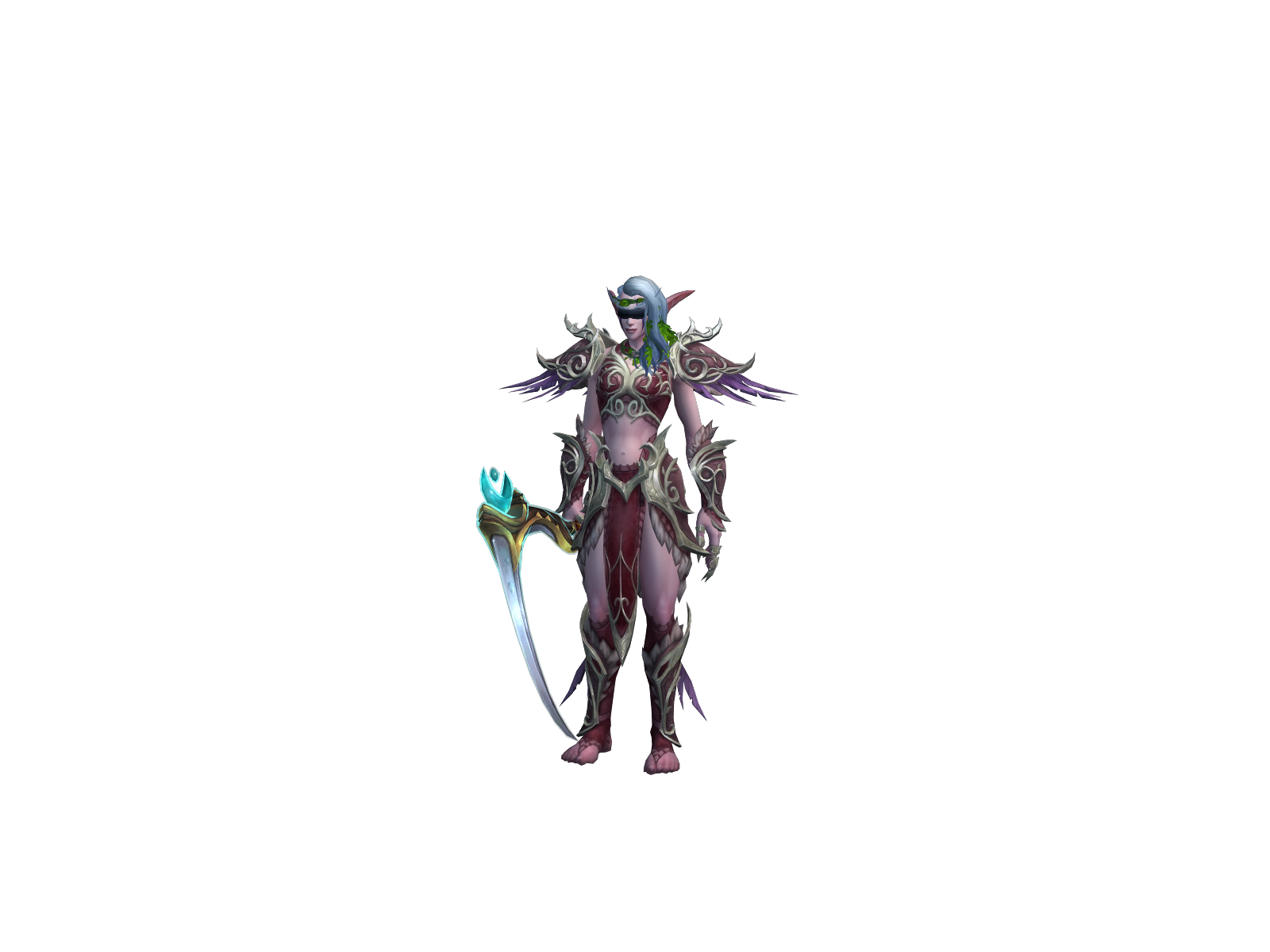 Curas 3D character render