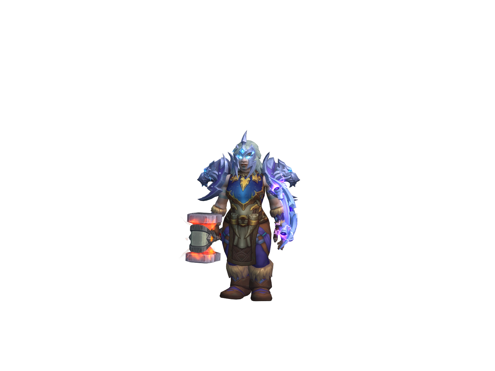 Waffletotem 3D character render