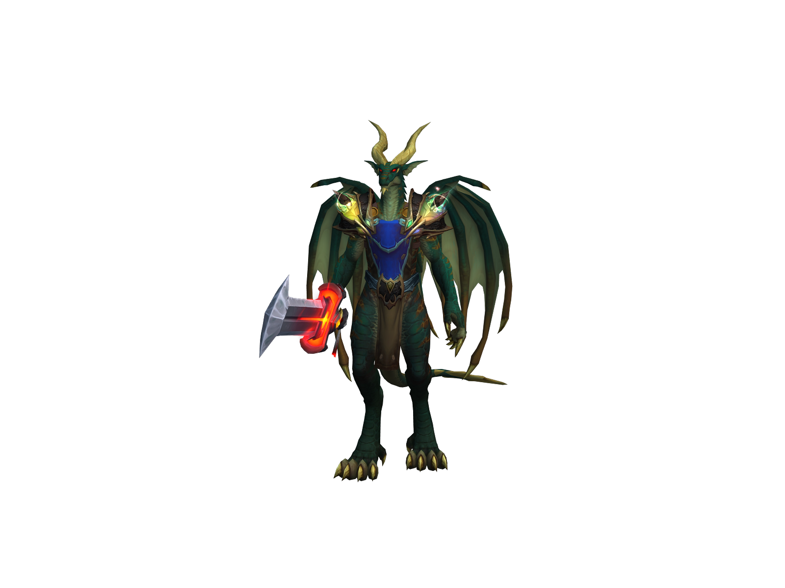 Feralscale 3D character render
